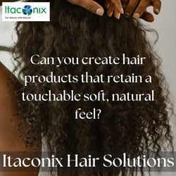 Retaining a Touchable Soft and Natural Feel – Itaconix Hair Solutions