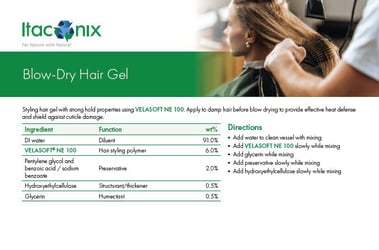 Formula: Blow-Dry Hair Gel