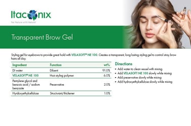 Formula: Transparent Brow Gel