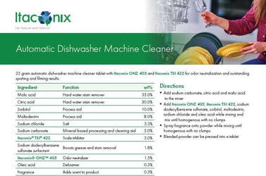 Formula: Automatic Dishwasher Machine Cleaner